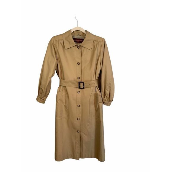 Vintage Yves Saint LaurentYSL Tan Colored Trench Jacket‎ or Dress with Belt